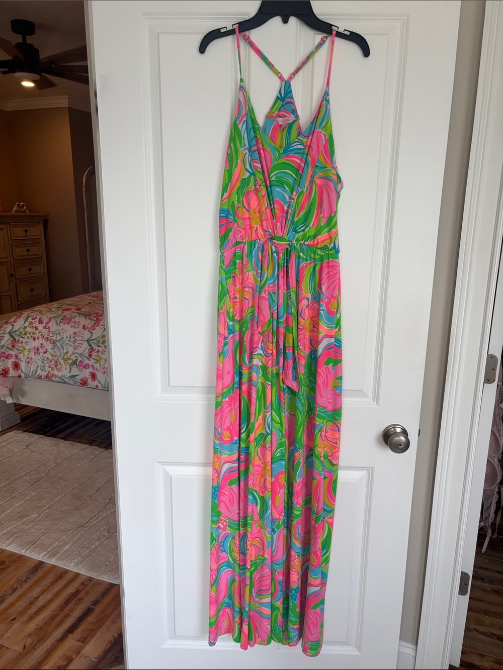 Lilly Pulitzer Rosa Maxi Dress in
“So A Peeling” print size medium - Picture 7 of 11